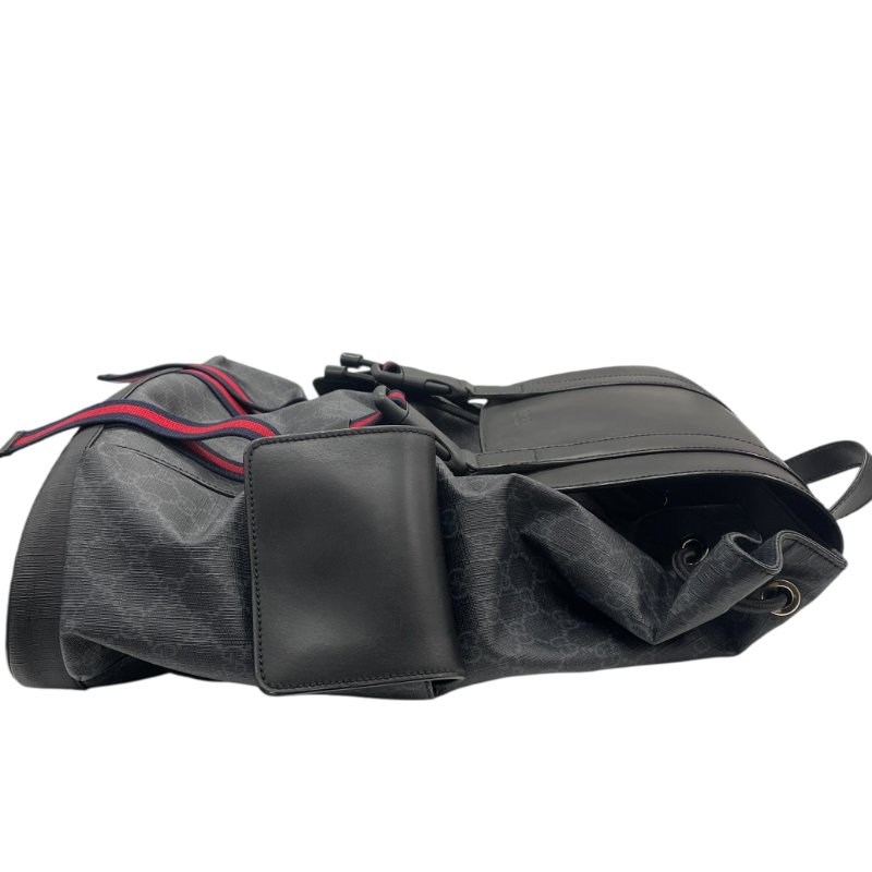 GUCCI 古馳 493078 後背包 PVC帆布 灰色老花-3