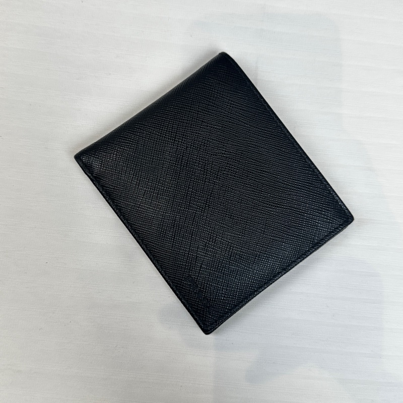 普拉達/Prada Saffiano Leather Bifold Wallet 男士牛皮短錢包 11x1x9.5cm-1
