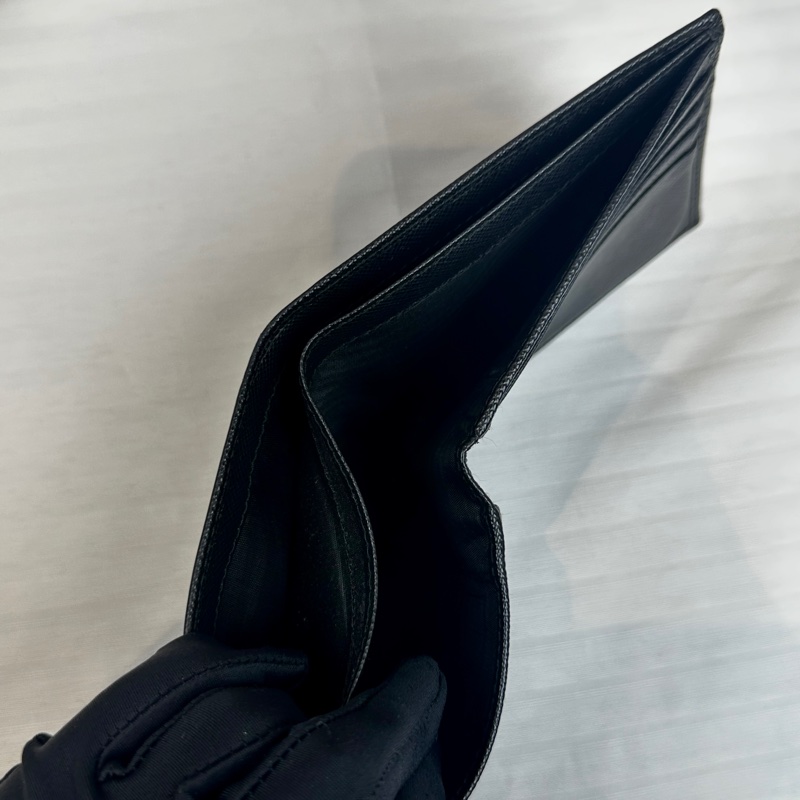 普拉達/Prada Saffiano Leather Bifold Wallet 男士牛皮短錢包 11x1x9.5cm-7