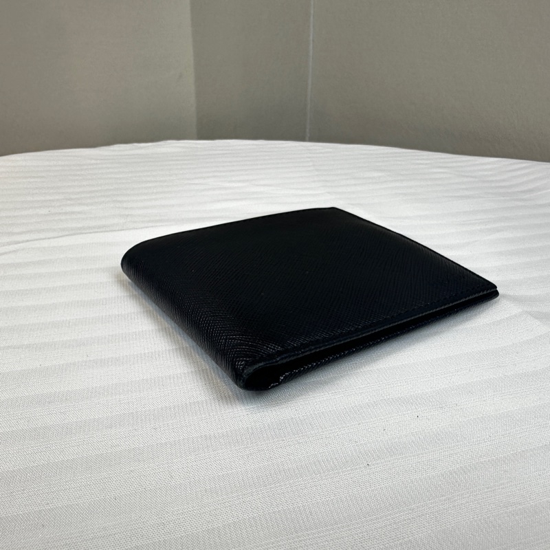 普拉達/Prada Saffiano Leather Bifold Wallet 男士牛皮短錢包 11x1x9.5cm-13
