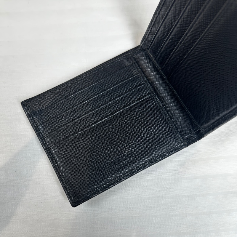 普拉達/Prada Saffiano Leather Bifold Wallet 男士牛皮短錢包 11x1x9.5cm-15