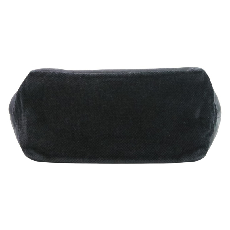 23C 香奈兒 Coco Mark 女士沙灘包、手拿包和毛巾三件組（黑色）-5