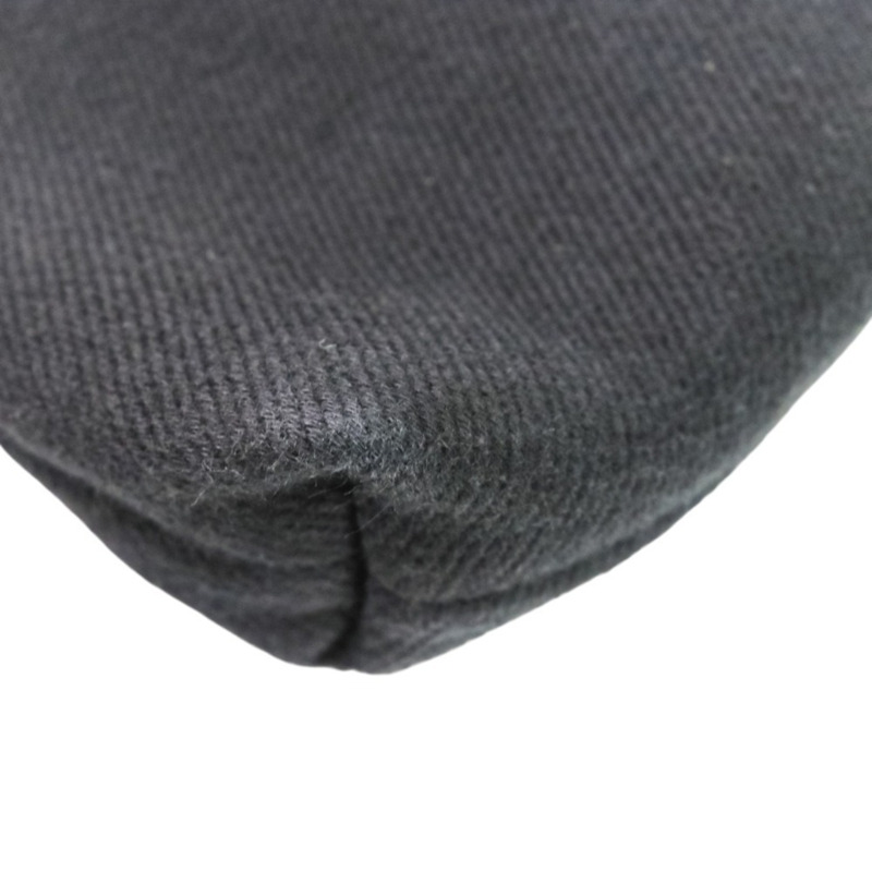 23C 香奈兒 Coco Mark 女士沙灘包、手拿包和毛巾三件組（黑色）-12