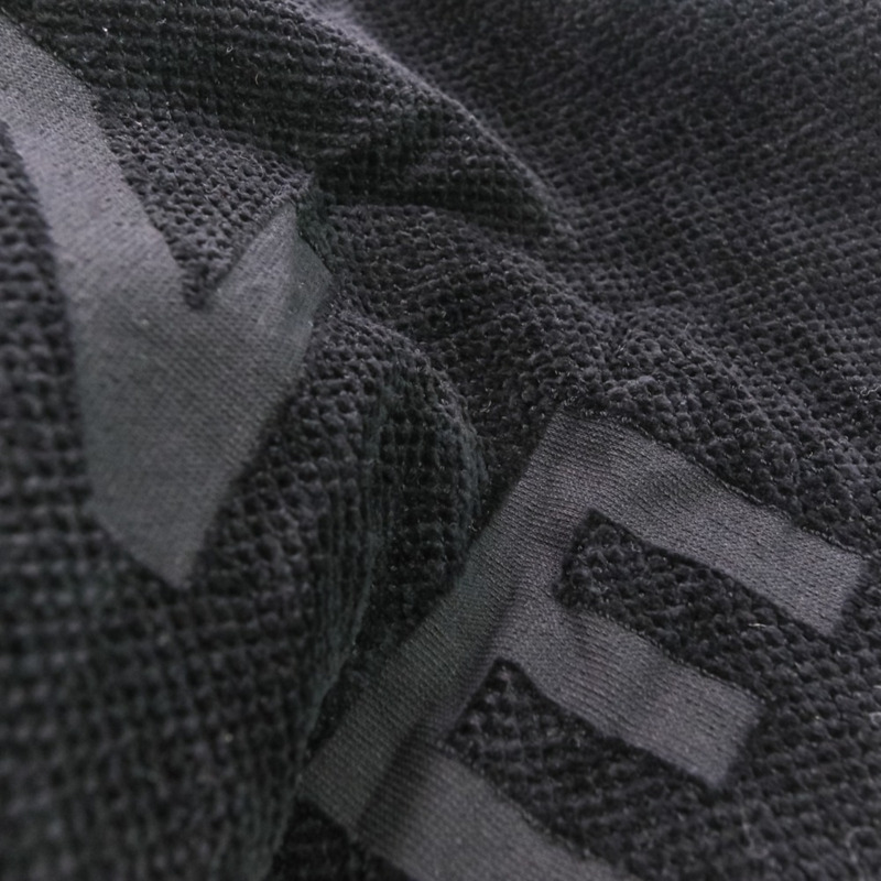 23C 香奈兒 Coco Mark 女士沙灘包、手拿包和毛巾三件組（黑色）-17