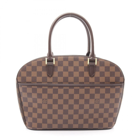 路易威登 Sarria ORIENTAL 手提包 N51282 Damier 皮革 棕色 Ebene 二手