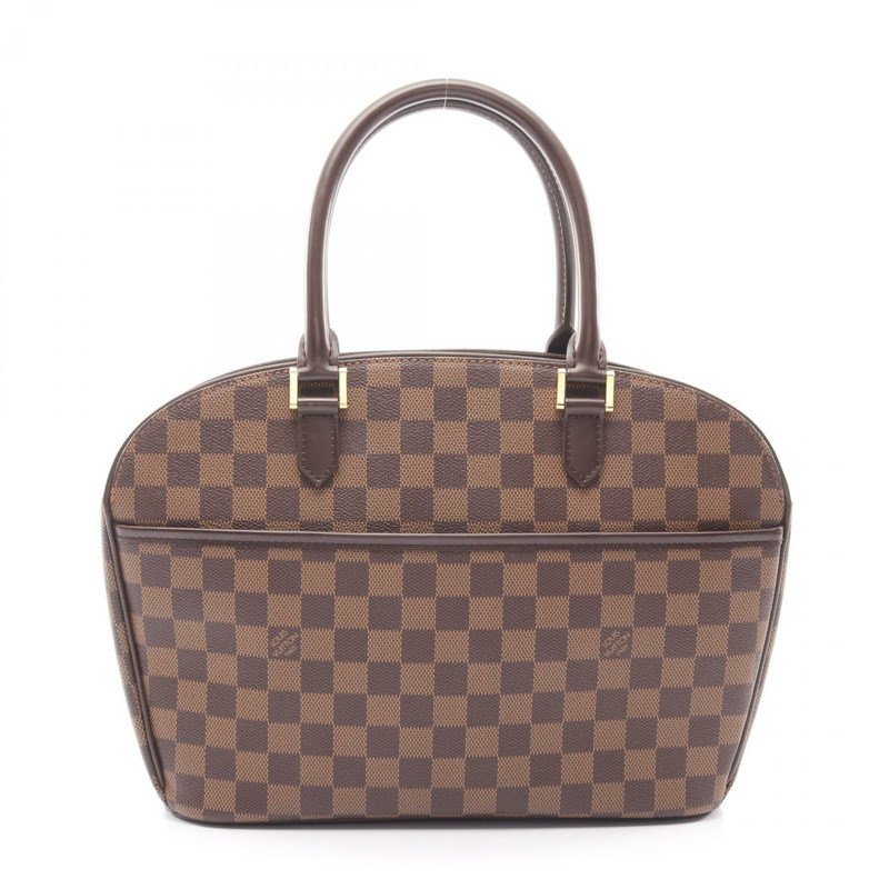 路易威登 Sarria ORIENTAL 手提包 N51282 Damier 皮革 棕色 Ebene 二手-0