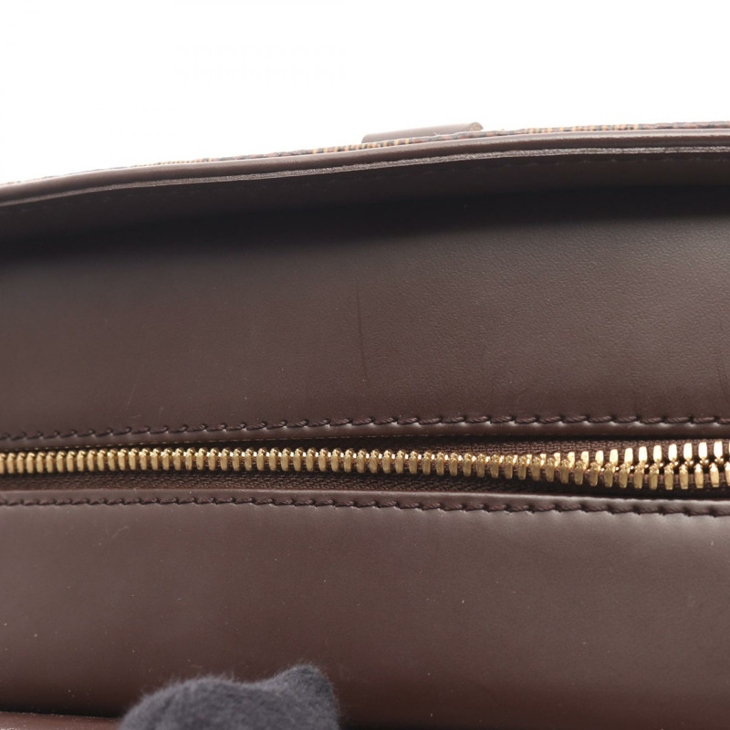 路易威登 Sarria ORIENTAL 手提包 N51282 Damier 皮革 棕色 Ebene 二手-5