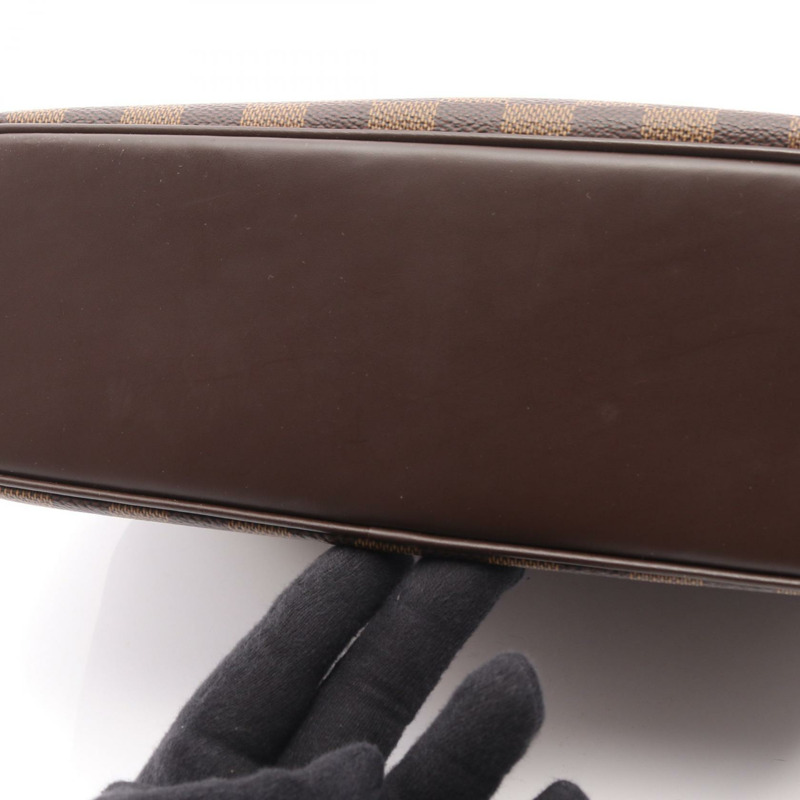 路易威登 Sarria ORIENTAL 手提包 N51282 Damier 皮革 棕色 Ebene 二手-8