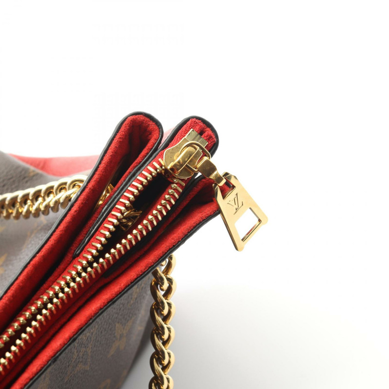 路易威登 Surenne BB 鏈條肩背包 M43776 Monogram 皮革 棕色 Cerise-6