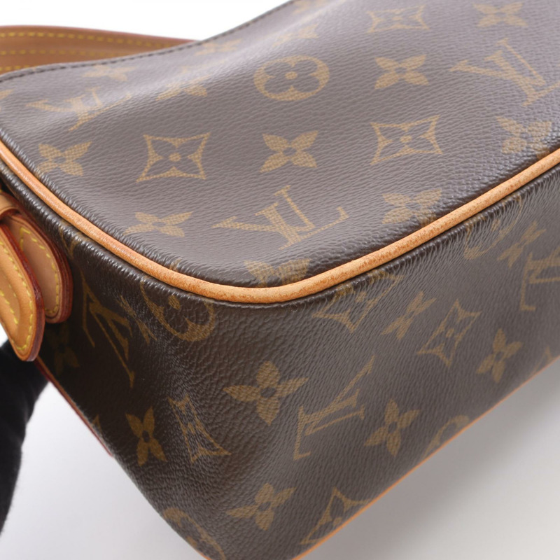 路易威登 Vivacite MM 單肩包 M51164 Monogram 皮革棕色二手女士-7