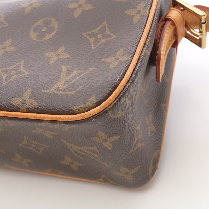 路易威登 Vivacite MM 單肩包 M51164 Monogram 皮革棕色二手女士-8