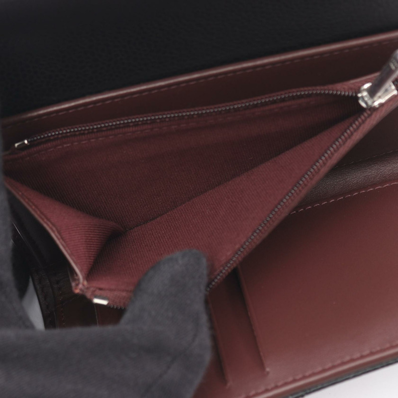 香奈兒 (CHANEL) Matelasse 三折迷你錢包，小牛皮材質，黑色，二手，女士款-3