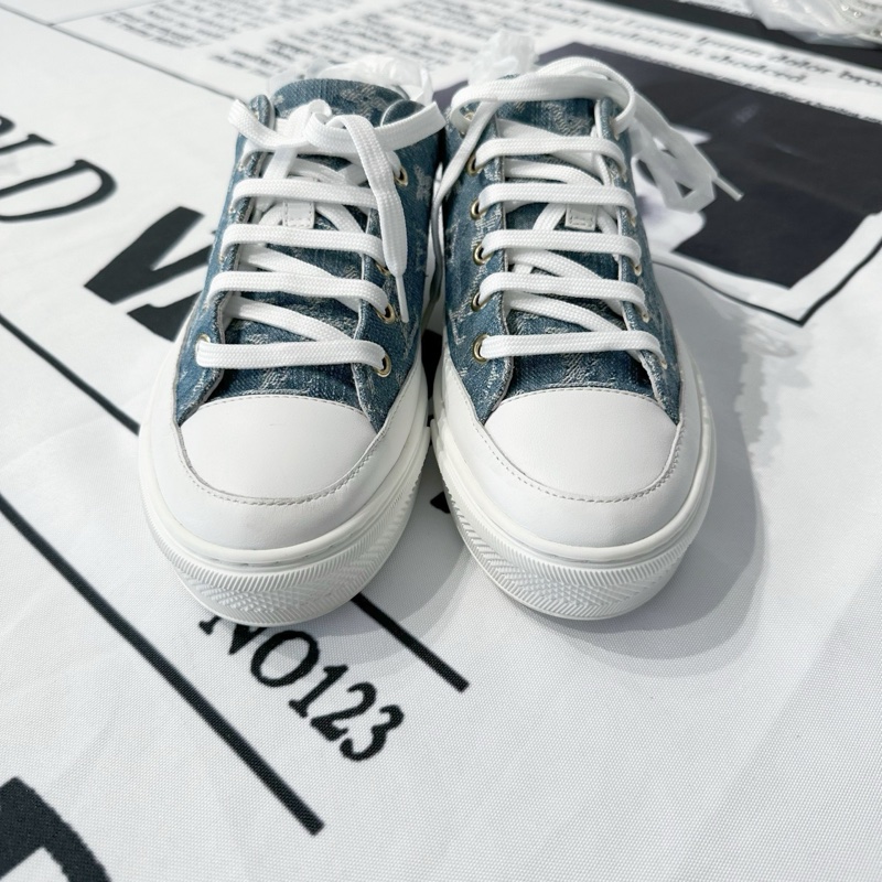 路易威登 LV 牛仔 丹寧 老花 板鞋 37碼-4