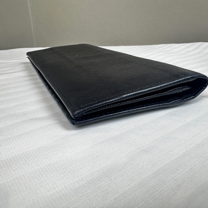 普拉達/Prada Saffiano Leather Long Wallet 牛皮男士長錢包19x1.5x9.5cm-3