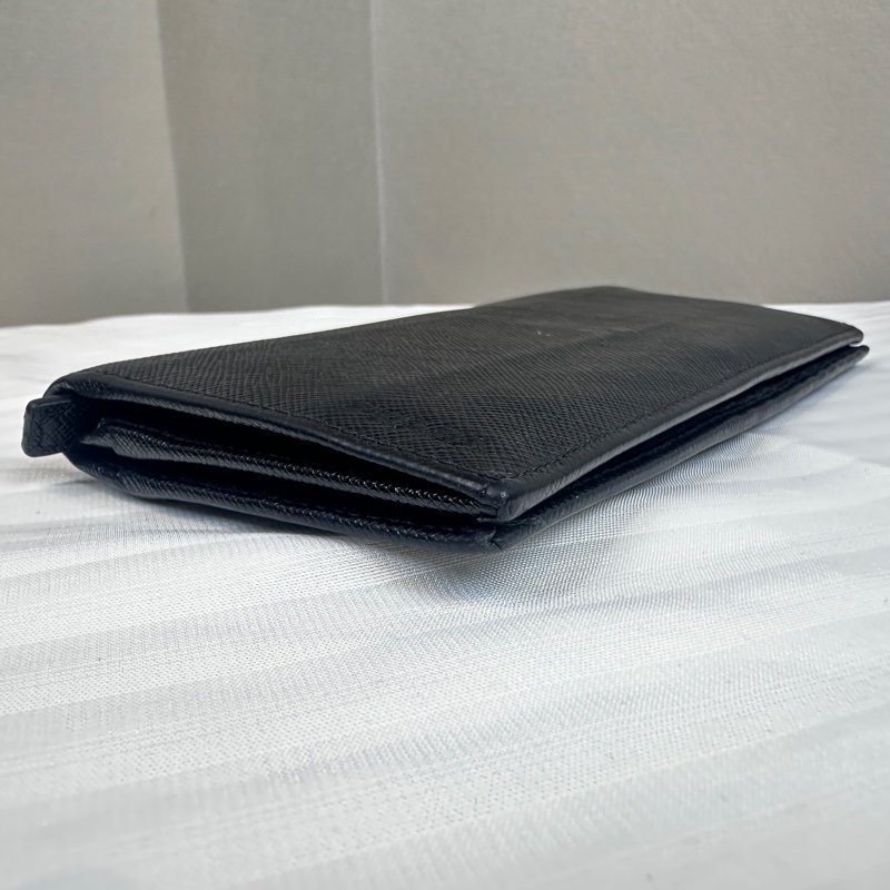 普拉達/Prada Saffiano Leather Long Wallet 牛皮男士長錢包19x1.5x9.5cm-4