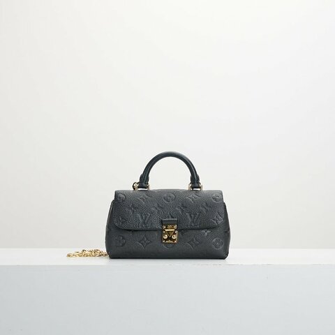 二手Lv Nano Madeleine 瑪德琳/黑壓紋 晶片款