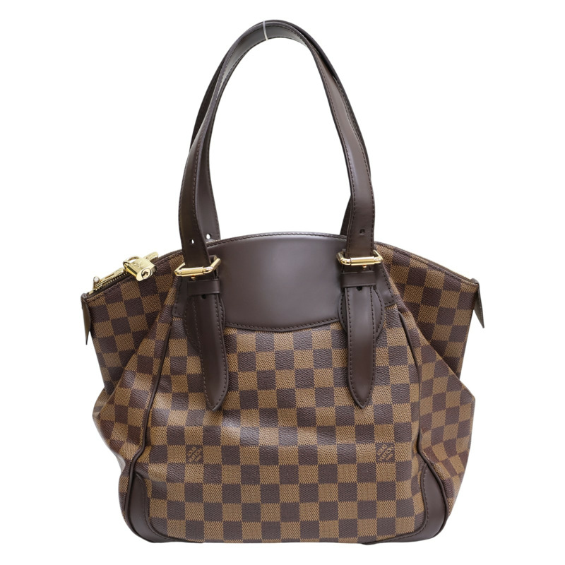 棕色 棋盤格 帆布 Verona MM 手提包 N41118【LOUIS VUITTON LV 路易威登】 N41118-1