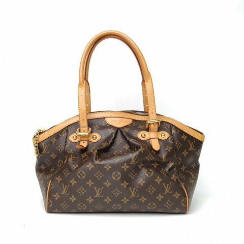 LOUIS VUITTON TIVOLI餃子包中號36老花PVC2011肩背包