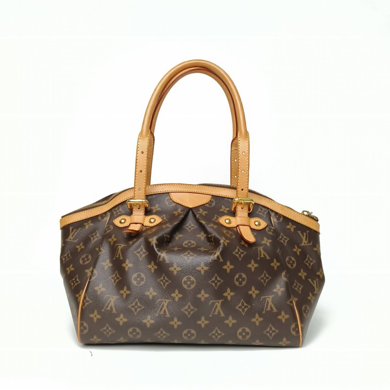 LOUIS VUITTON TIVOLI餃子包中號36老花PVC2011肩背包-2