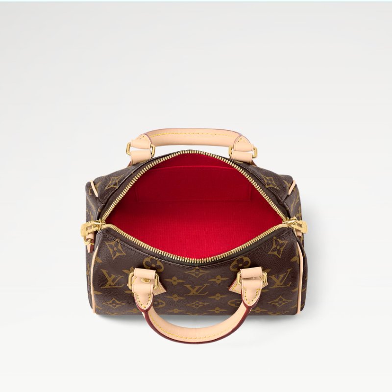 【LOUIS VUITTON LV 路易威登】奶茶色背帶 SPEEDY 20(下單前須先私訊)-1