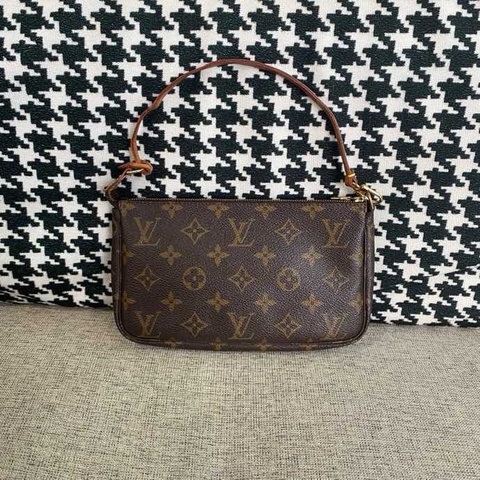 Lv路易威登pochette accessoires大麻將手提單肩腋下包