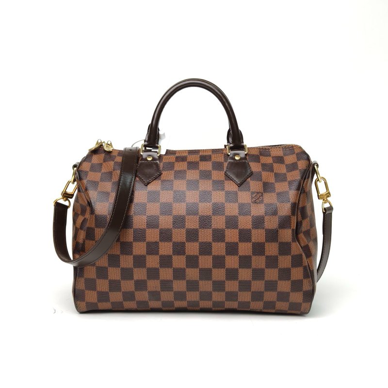 LOUIS VUITTON Sp30配肩帶棕色棋盤格PVC2013肩背包-0