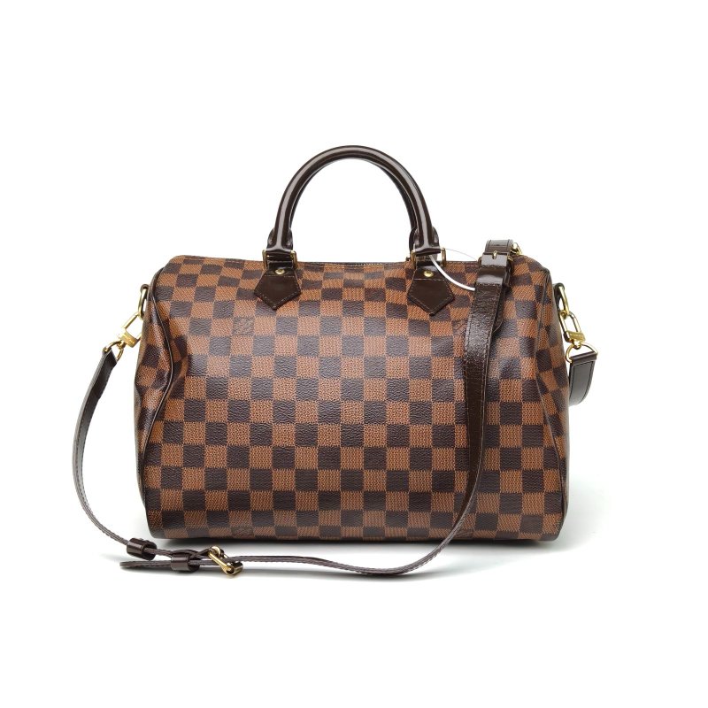 LOUIS VUITTON Sp30配肩帶棕色棋盤格PVC2013肩背包-2