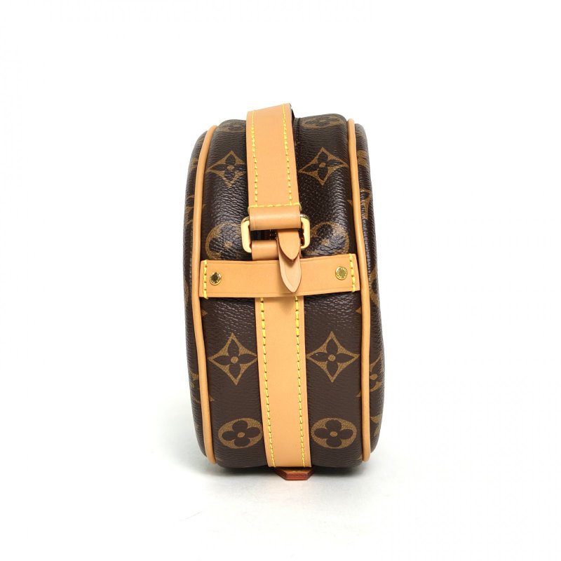 LOUIS VUITTON BOITECHAPEAUSOUPLE軟圓餅小號17老花PVC晶片肩背包-1