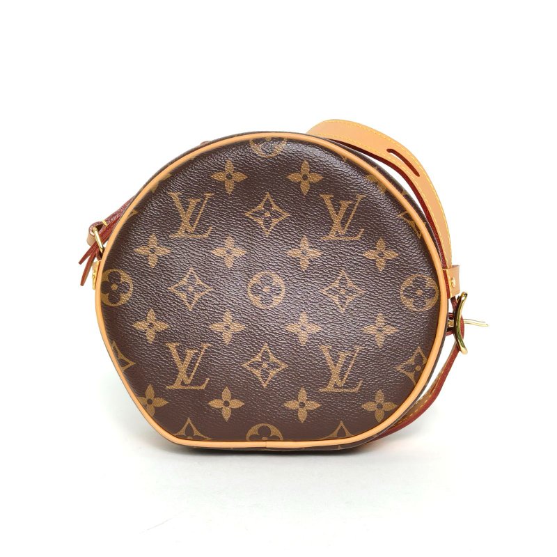 LOUIS VUITTON BOITECHAPEAUSOUPLE軟圓餅小號17老花PVC晶片肩背包-2