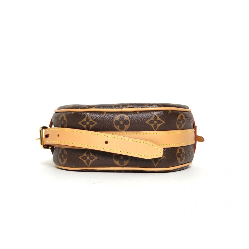 LOUIS VUITTON BOITECHAPEAUSOUPLE軟圓餅小號17老花PVC晶片肩背包-4