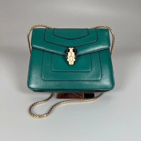 BVLGARI 綠蛇頭包小