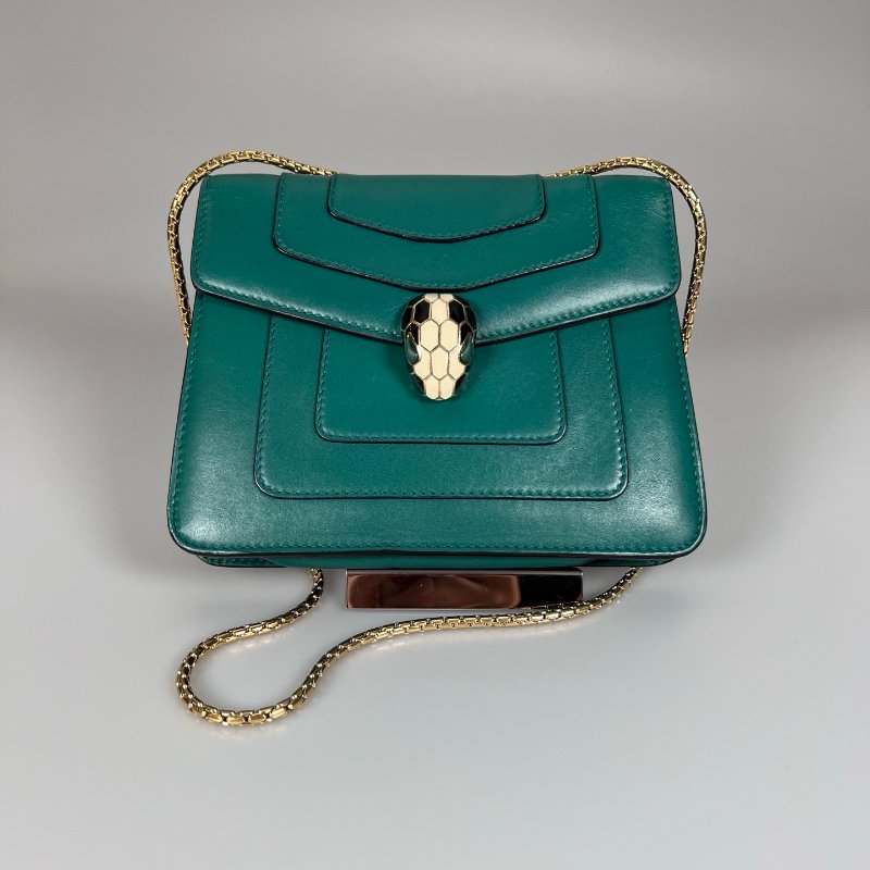 BVLGARI 綠蛇頭包小-0