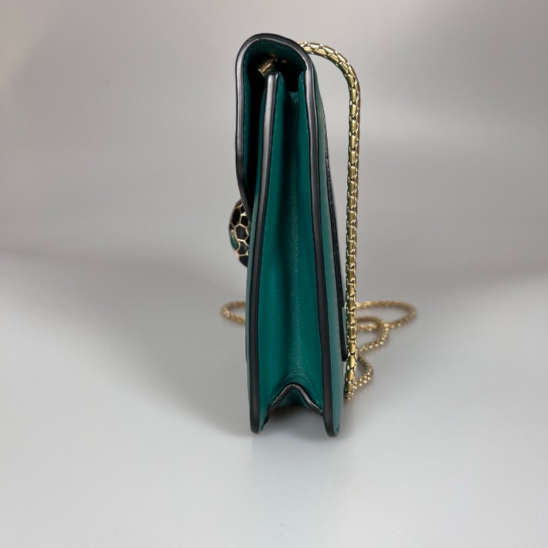BVLGARI 綠蛇頭包小-2