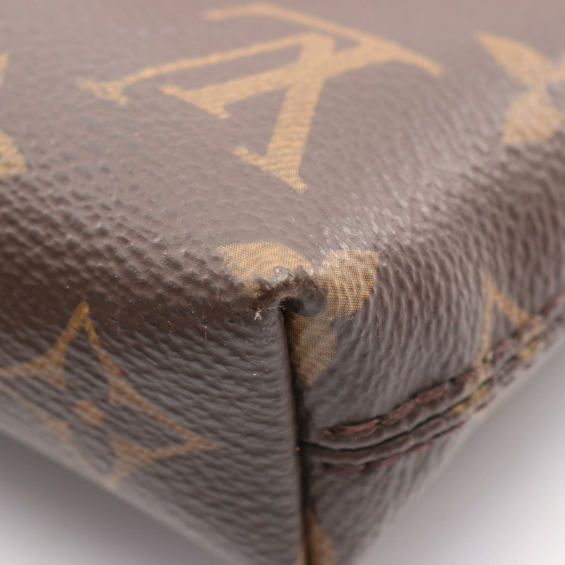 路易威登 Carry it 手提單肩包 M45199 Monogram 皮革 棕色 二手-6