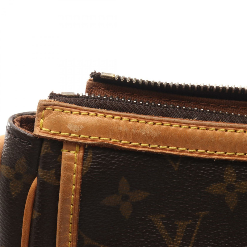 路易威登 Tulum PM 單肩包 M40076 Monogram 皮革棕色二手女士-11