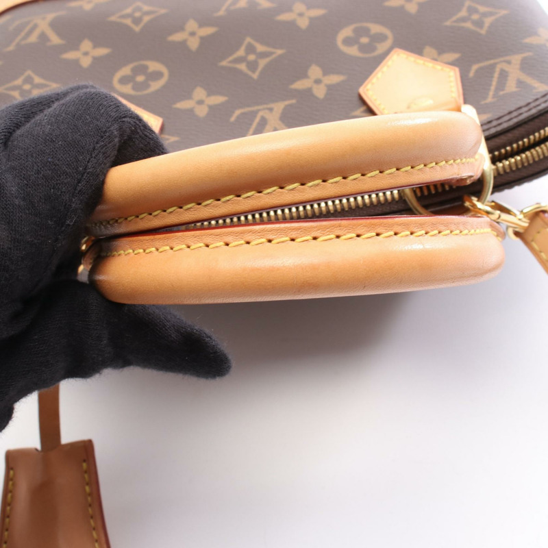 路易威登 Alma BB 斜背包 M53152 Monogram 皮革 棕色 二手 女士-5