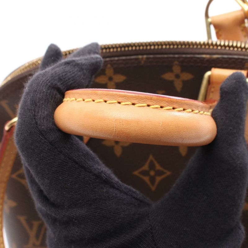 路易威登 Alma BB 斜背包 M53152 Monogram 皮革 棕色 二手 女士-6