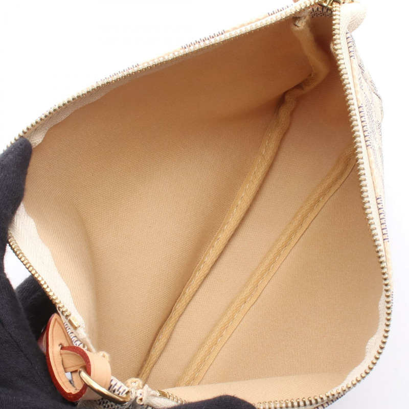 路易威登 Pochette Accessoires 手提包小包 N51986 Damier Azur 二手皮革-2