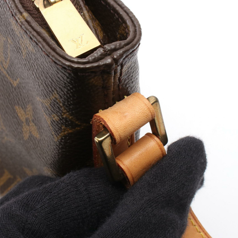 路易威登 Trotter 單肩斜背包 M51240 Monogram 皮革 棕色 二手-4