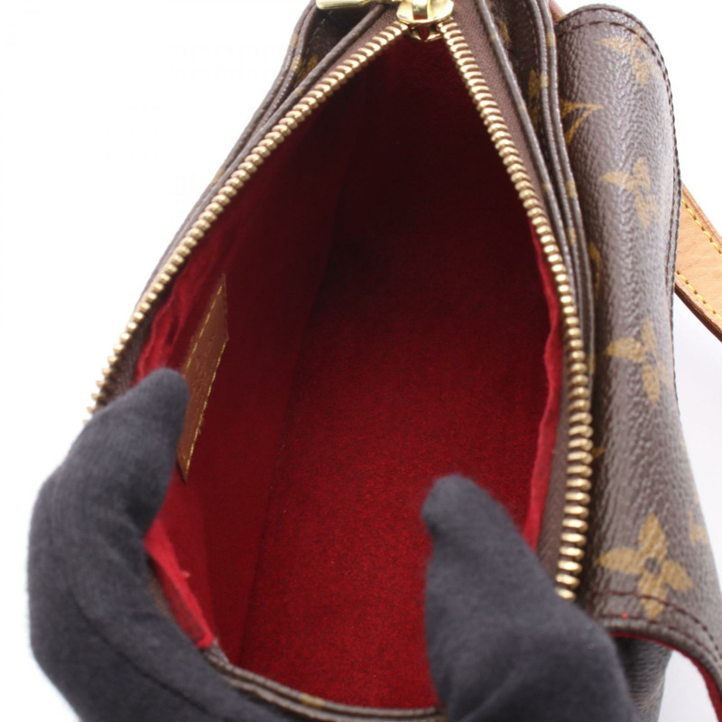 路易威登 Vivacite PM 單肩斜背包 M51165 Monogram 棕色皮革-2