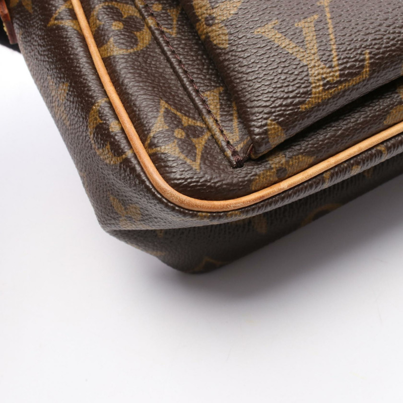 路易威登 Vivacite PM 單肩斜背包 M51165 Monogram 棕色皮革-5