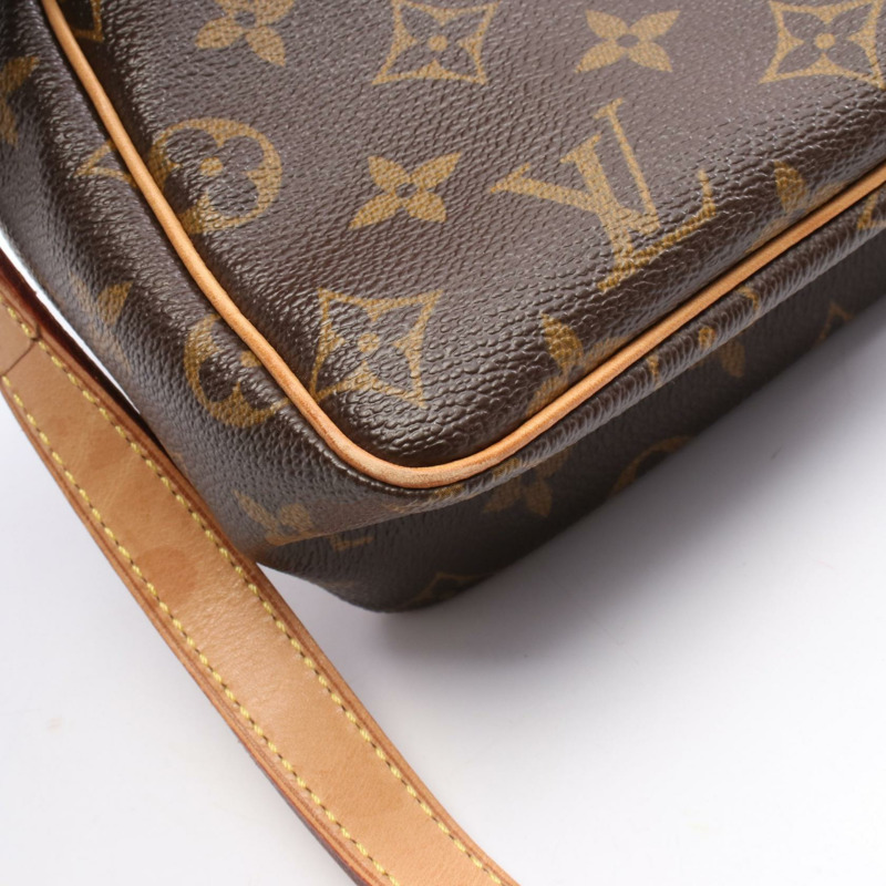 路易威登 Vivacite PM 單肩斜背包 M51165 Monogram 棕色皮革-7