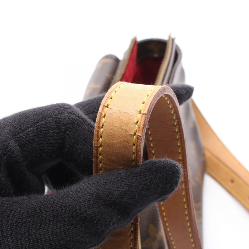 路易威登 Vivacite PM 單肩斜背包 M51165 Monogram 棕色皮革-9