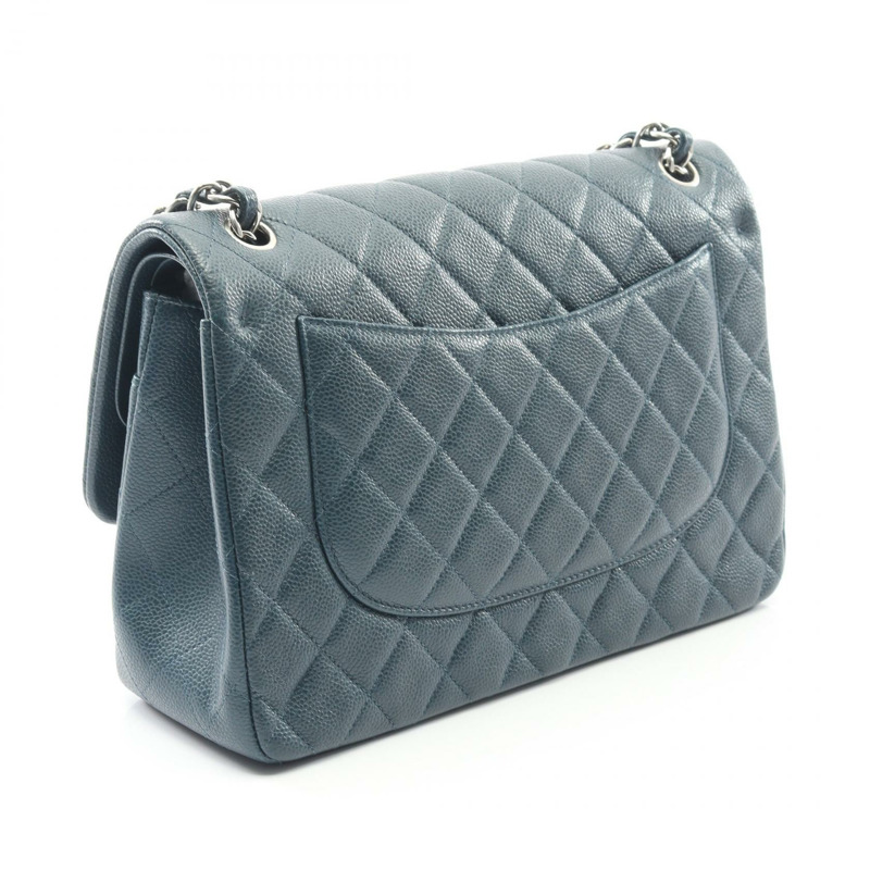 香奈兒 Deca Matelasse 30 經典大號 W 翻蓋單背包 A58600 皮革 二手-1