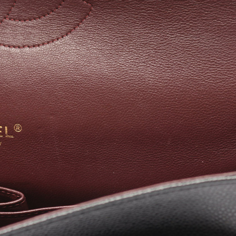 香奈兒 (CHANEL) Matelasse 34 經典 Maxi W 翻蓋鏈條單肩背包 A58601 皮革 GHW BK-5