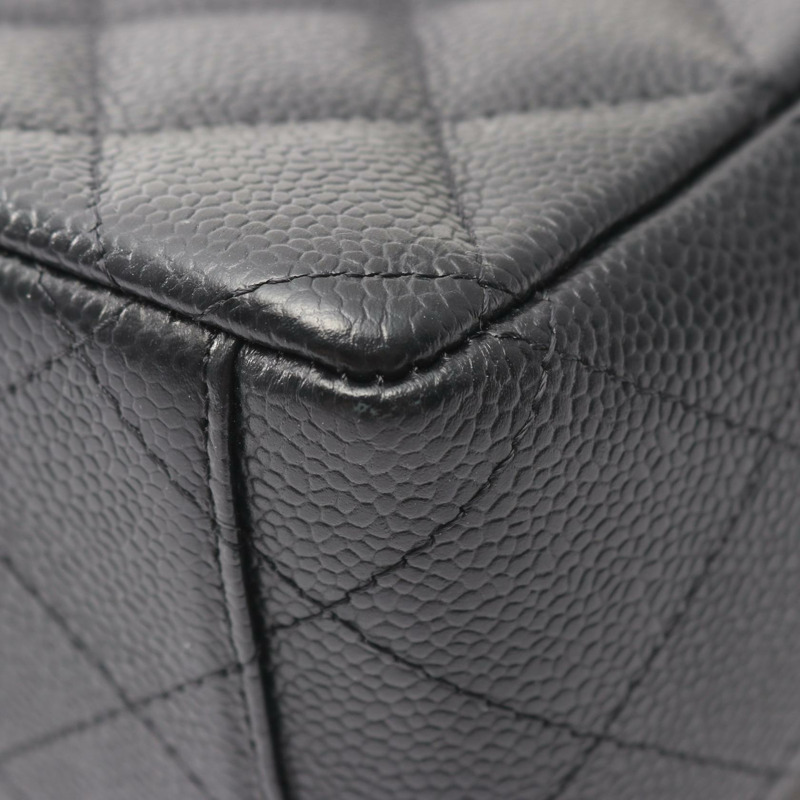 香奈兒 (CHANEL) Matelasse 34 經典 Maxi W 翻蓋鏈條單肩背包 A58601 皮革 GHW BK-7