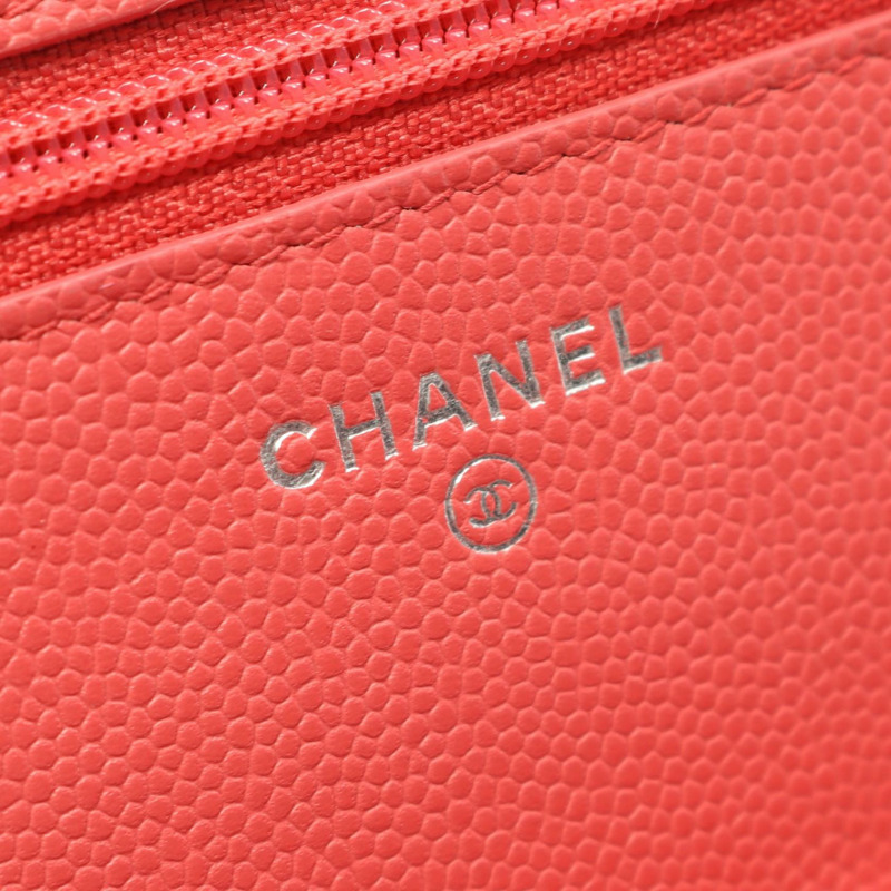 香奈兒 (CHANEL) 絎縫鏈條斜背包 AP0250 粉紅小牛皮二手-3