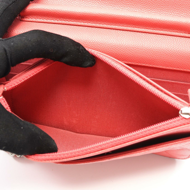 香奈兒 (CHANEL) 絎縫鏈條斜背包 AP0250 粉紅小牛皮二手-5