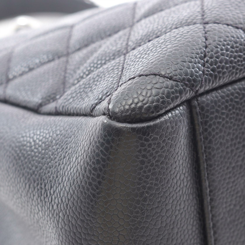 香奈兒 (CHANEL) Matelasse Grand Shopping GST 手提鏈條單肩背包 A50995 黑色皮革-6