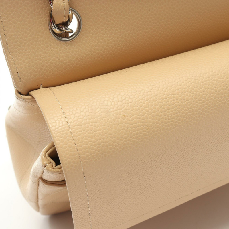 香奈兒 Jumbo Matelasse 30 經典大號 W 翻蓋鏈條單肩背包 A58600 皮革-6